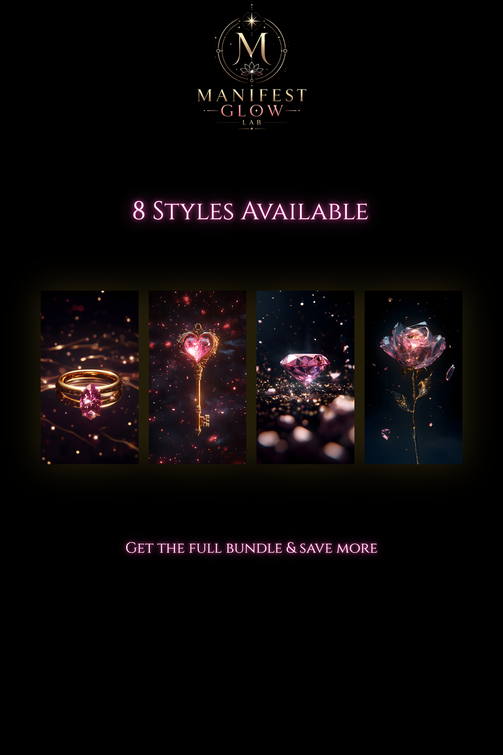 Crystal Lotus Wealth Magnet Wallpaper | 4K Luxury Energy