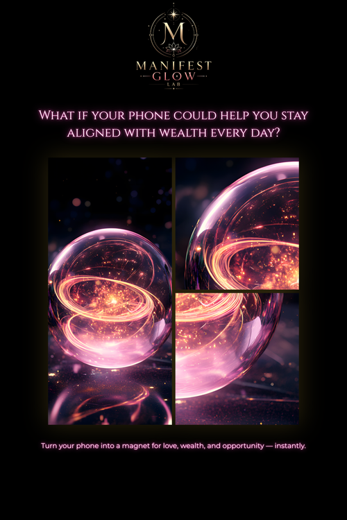 Crystal Energy Orb Wallpaper 4K | Manifestation Sphere